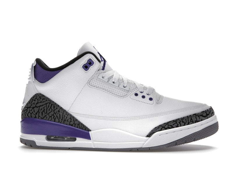 Air Jordan 3 Retro Dark Iris - White/Black/Dark Iris/Cement Grey - CT8532-105 - 01