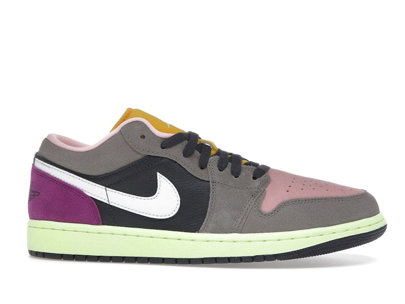 Air Jordan 1 Low Tokyo Bio Hack - Oil Grey/White/Cave Stone/Arctic Punch/Viotech/Dark Sulfur - HQ2010-005 - 01