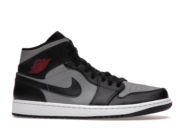 Air Jordan 1 Mid Shadow Red - Black/Gym Red-Particle Grey - 554724-096 - 01