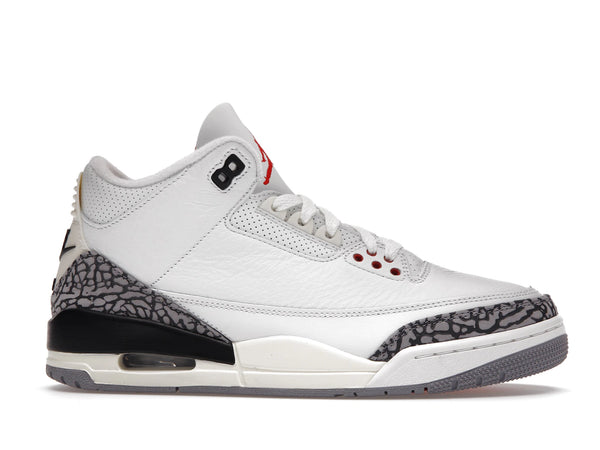 Air Jordan 3 Retro White Cement Reimagined - Summit White/Fire Red/Black/Cement Grey - DN3707-100 - 01