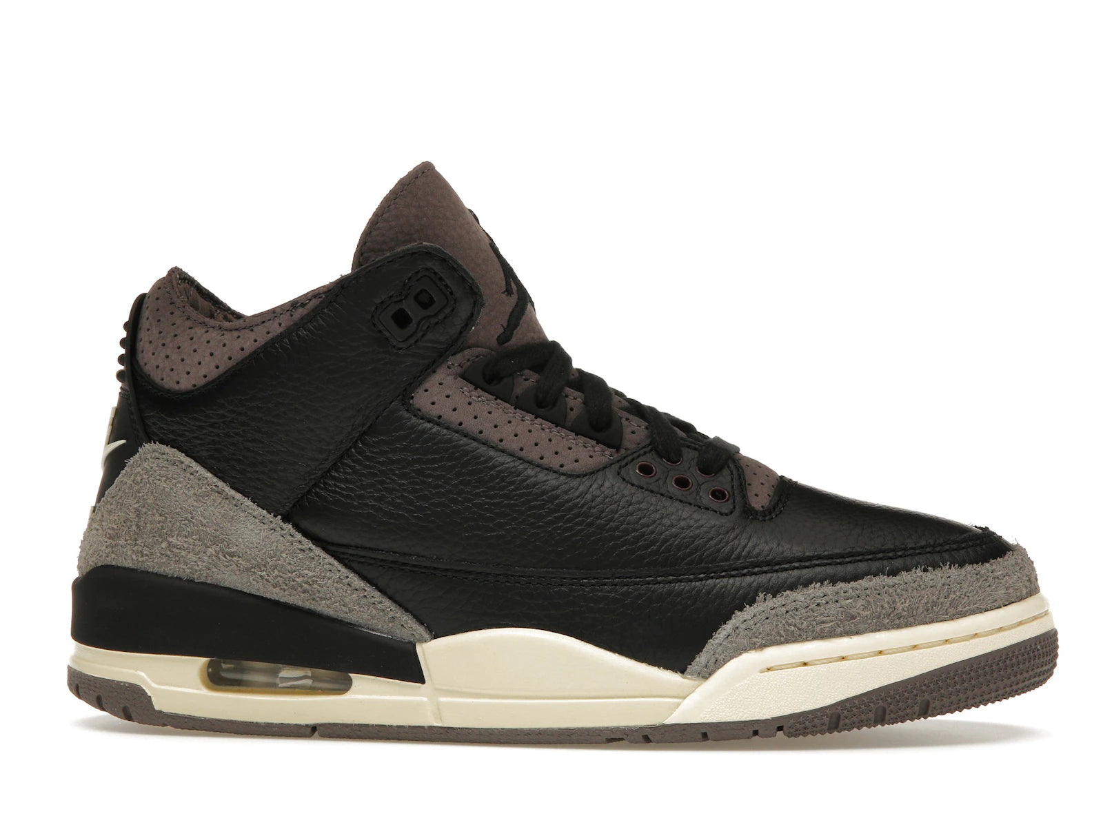 Air Jordan 3 Retro OG SP A Ma Maniere Black Violet Ore - Black/Black/Flat Pewter/Violet Ore - FZ4811-001 - 01