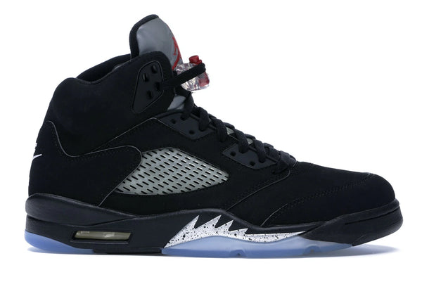 Jordan 5 Retro Black Metallic (2016) - Black/Fire Red-Metallic Silver-White - 845035-003 - 01