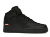 Nike Air Force 1 Mid Supreme Black - Black/Black-Black - FZ8784-001 - 01