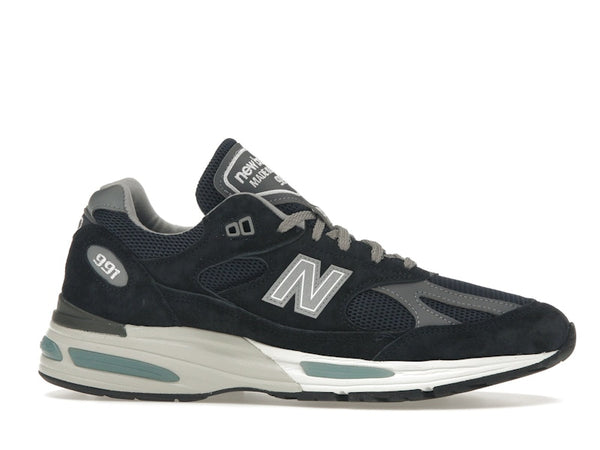 New Balance 991v2 MiUK Dark Navy - Dark Navy/Smoked Pearl/Silver - U991NV2 - 01