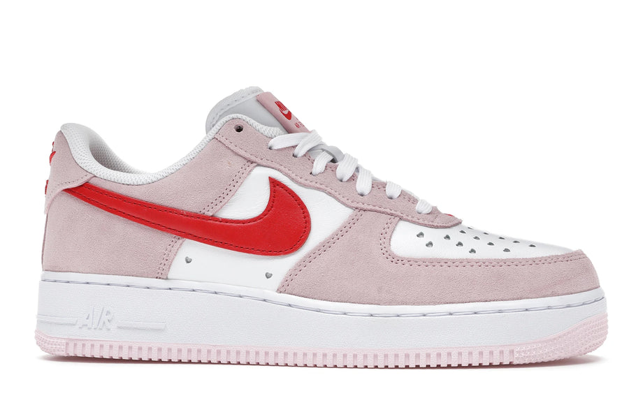 Nike Air Force 1 07 QS Love Letter - Tulip Pink/University Red-White - DD3384-600 - 01
