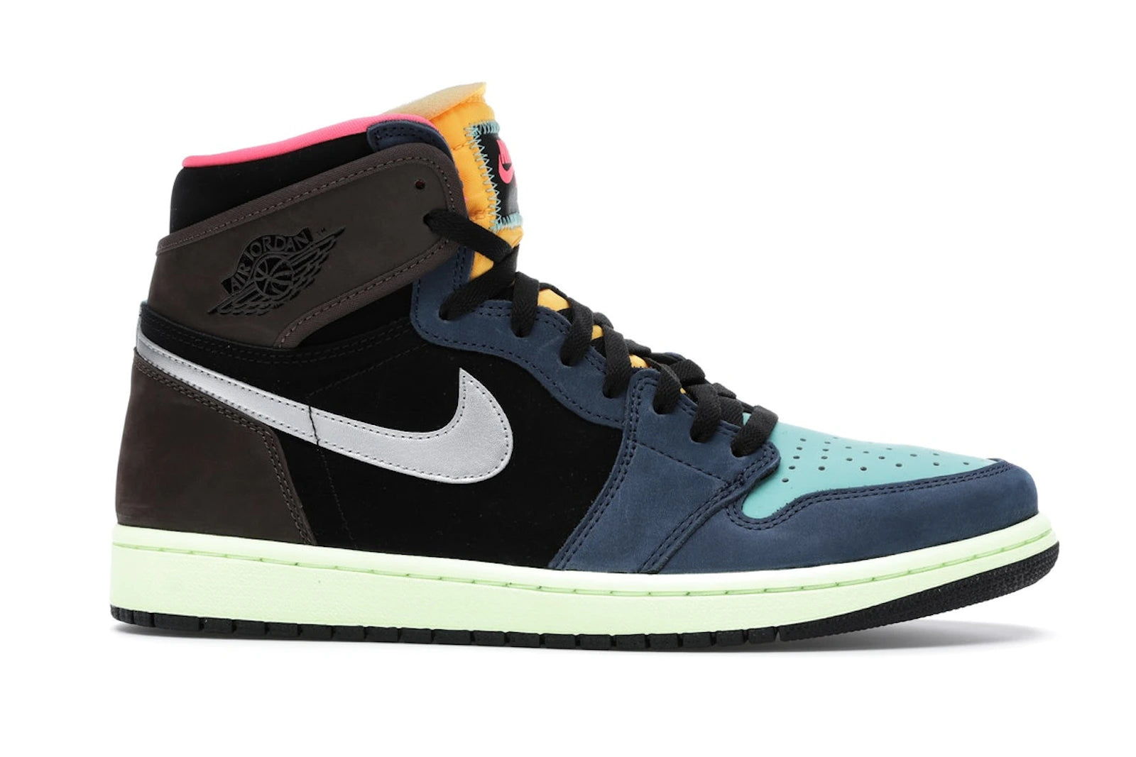 Air Jordan 1 Retro High Bio Hack - Baroque Brown/Black-Laser Orange-Racer Pink - 555088-201 - 01