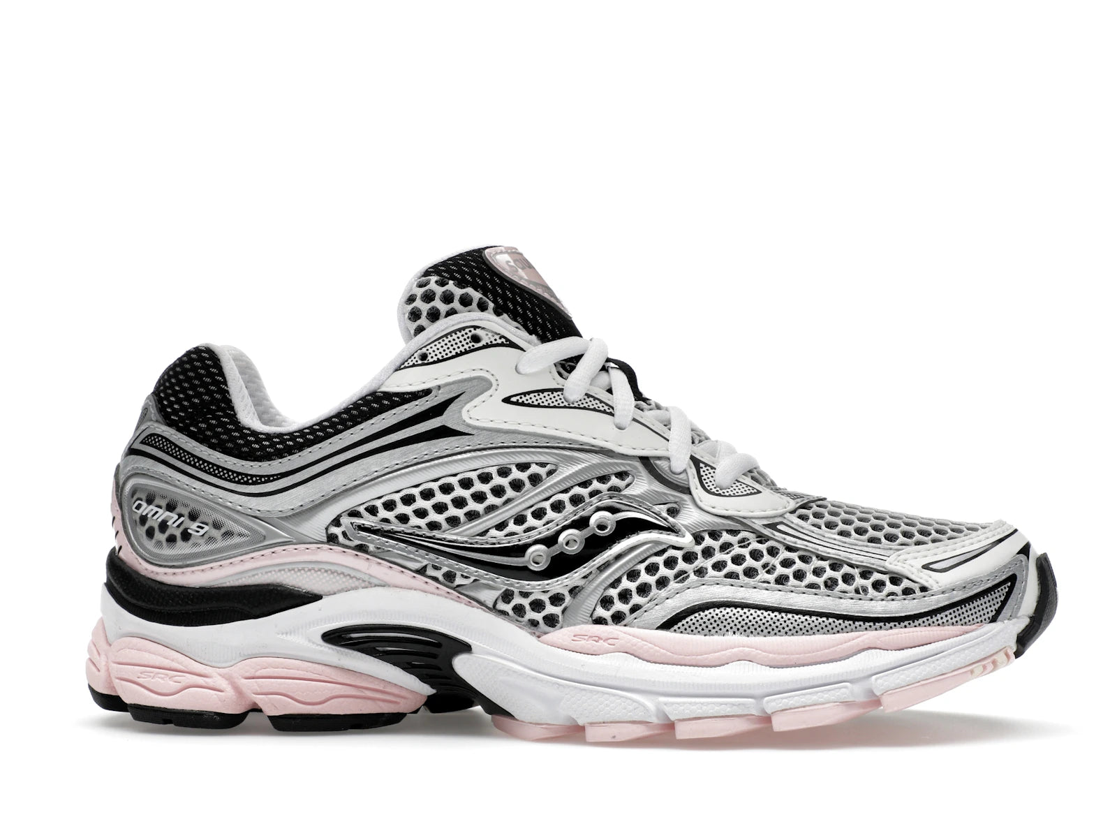 Saucony Progrid Omni 9 White Black Silver Pink - Silver/Pink - S70739-16 - 01