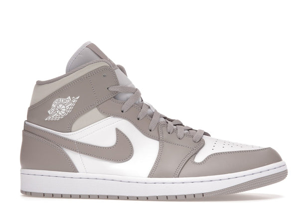 Air Jordan 1 Mid Linen - White/Linen-Linen - 554724-082 - 01
