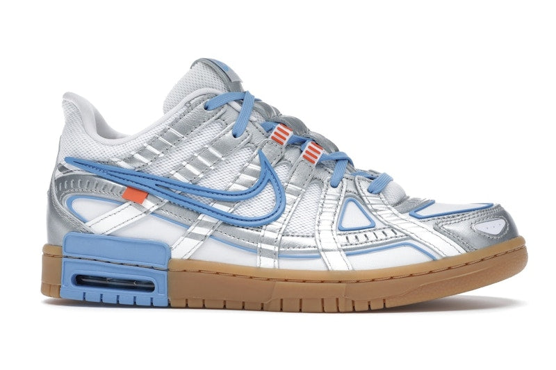 Nike Air Rubber Dunk Off White Unc - White/University Blue-White - CU6015-100 - 01