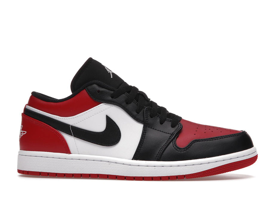 Air Jordan 1 Low Bred Toe - Gym Red/White-Black - 553558-612 - 01