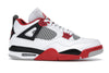 Air Jordan 4 Retro Fire Red (2020) - White/Black-Tech Grey-Fire Red - DC7770-160 - 01