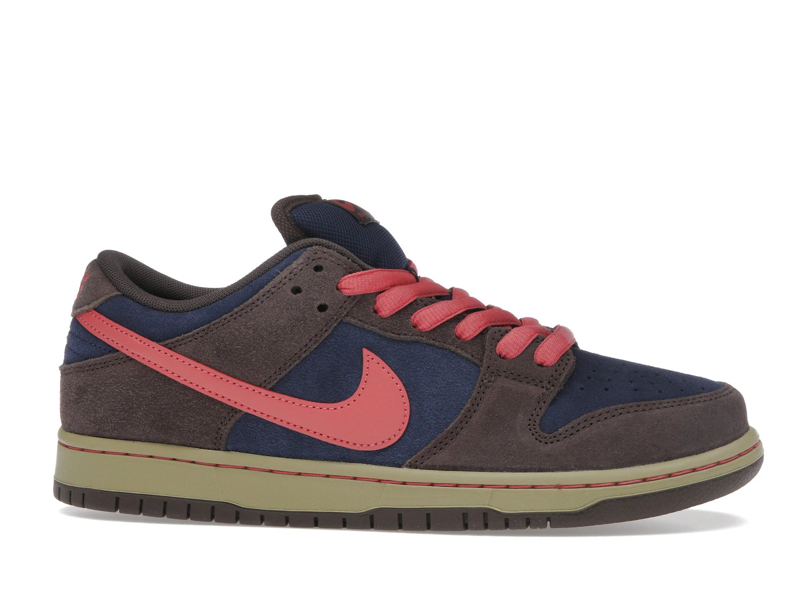 Nike SB Dunk Low Pro Baroque Brown Adobe - Baroque Brown/Adobe/Midnight Navy/Neutral Olive - HQ1625-200 - 01
