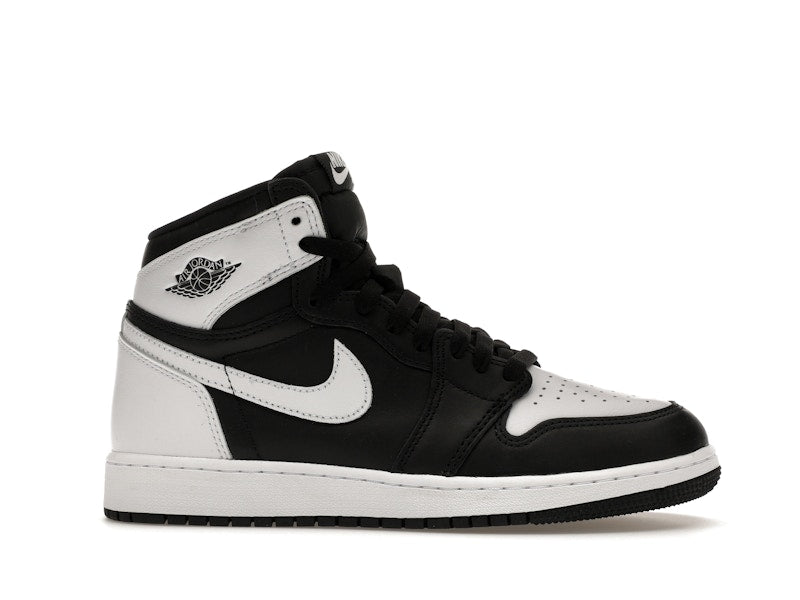 Air Jordan 1 High OG Black White (GS) - Black/White/White - FD1437-010 - 01