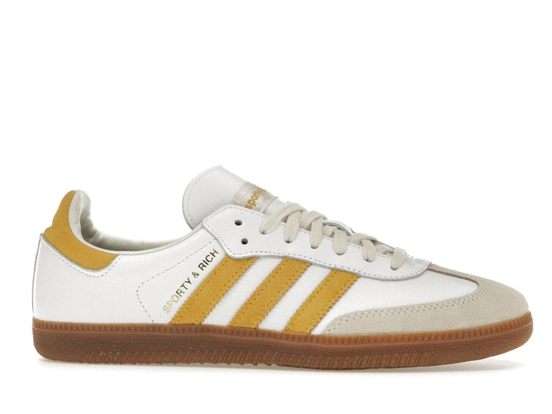 Adidas Samba Sporty Rich White Bold Gold - Cloud White/Bold Gold/Cream White - IF5661 - 01