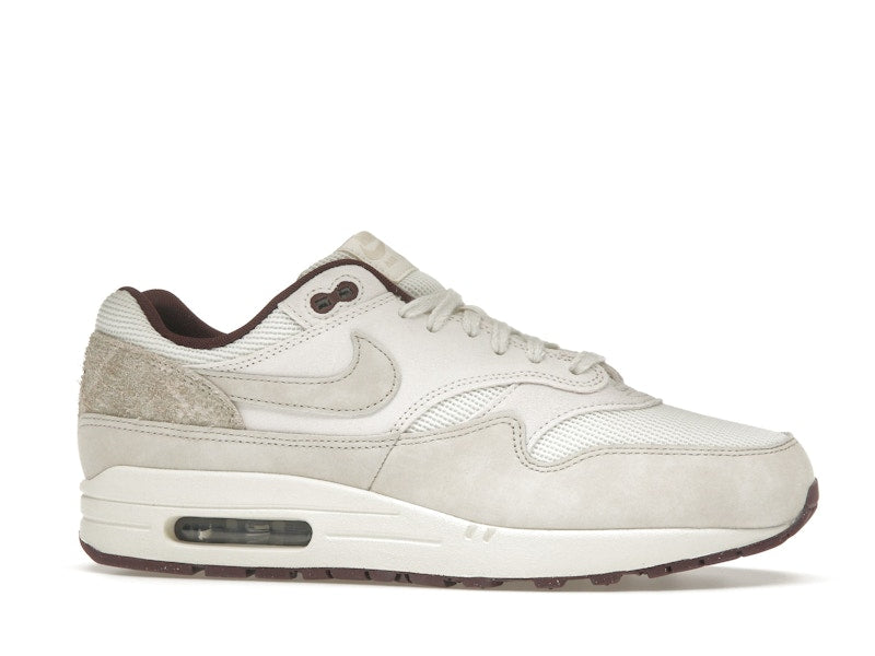 Nike Air Max 1 Sail Burgundy Crush - Sail/Phantom-Burgundy Crush-Light Orewood Brown - HF8127-100 - 01