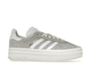 adidas Gazelle Bold Grey White (Women's) - Grey Two/Footwear White/Core White - HQ6893 - 01