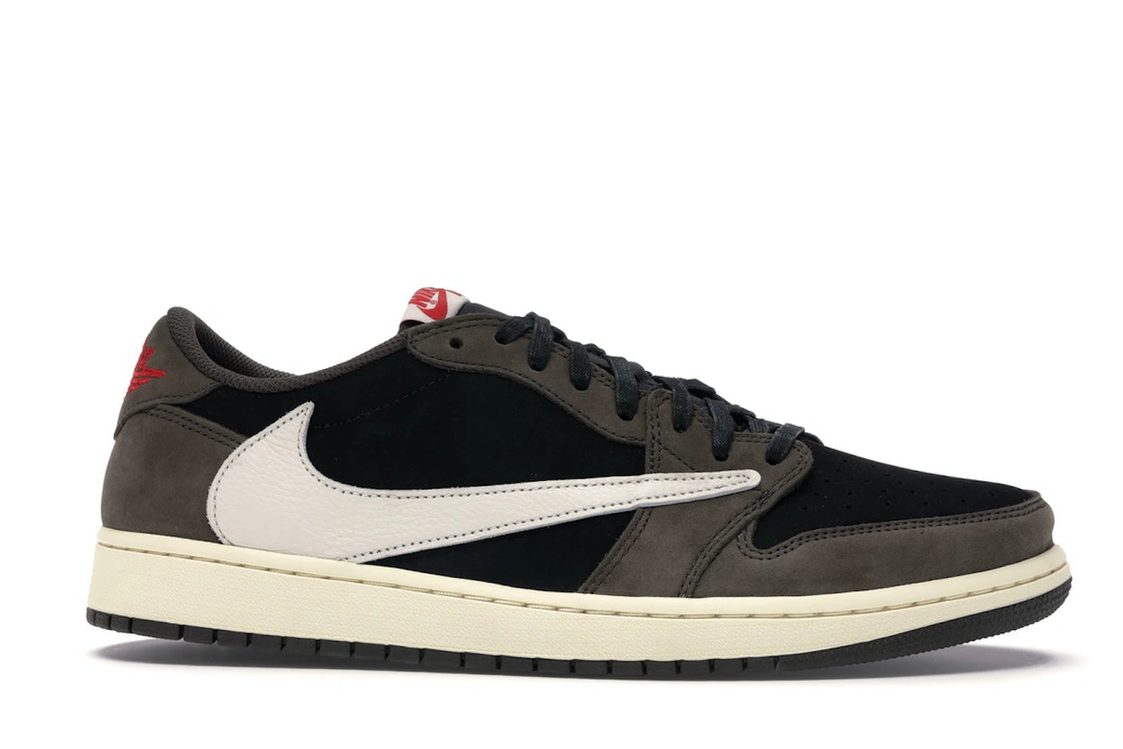 Air Jordan 1 Retro Low Travis Scott - Black/Dark Mocha-University Red-Sail - CQ4277-001 - 01