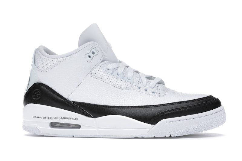 Air Jordan 3 Retro Fragment - White/White-Black - DA3595-100 - 01
