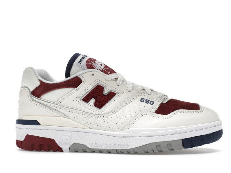New Balance 550 Maroon Navy - White/Maroon/Navy - BB550VRC - 01
