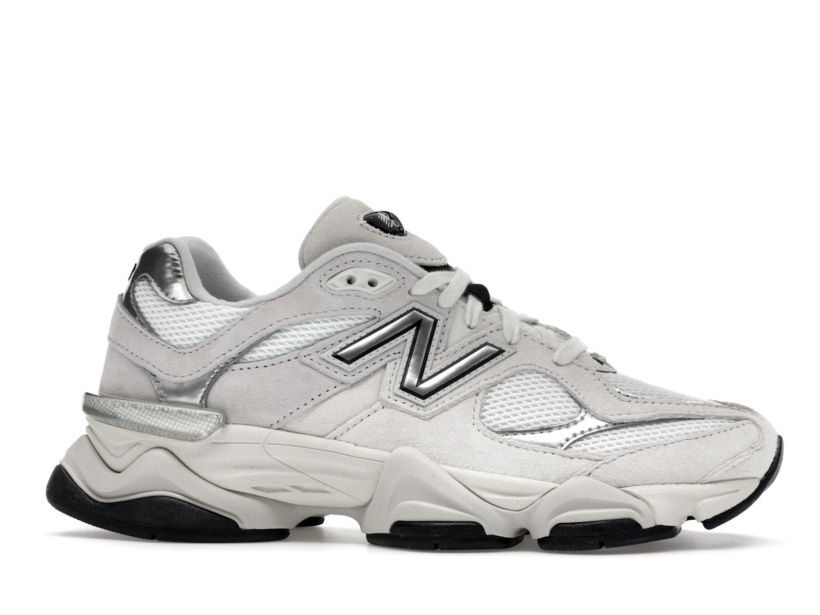 New Balance 9060 White Black Metallic Silver - White/Black/Metallic Silver - U9060JRB - 01