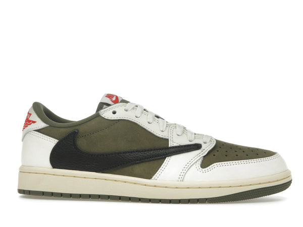 Air Jordan 1 Retro Low OG SP Travis Scott Medium Olive - Medium Olive/Black/Sail/Muslin - DM7866-200 - 01
