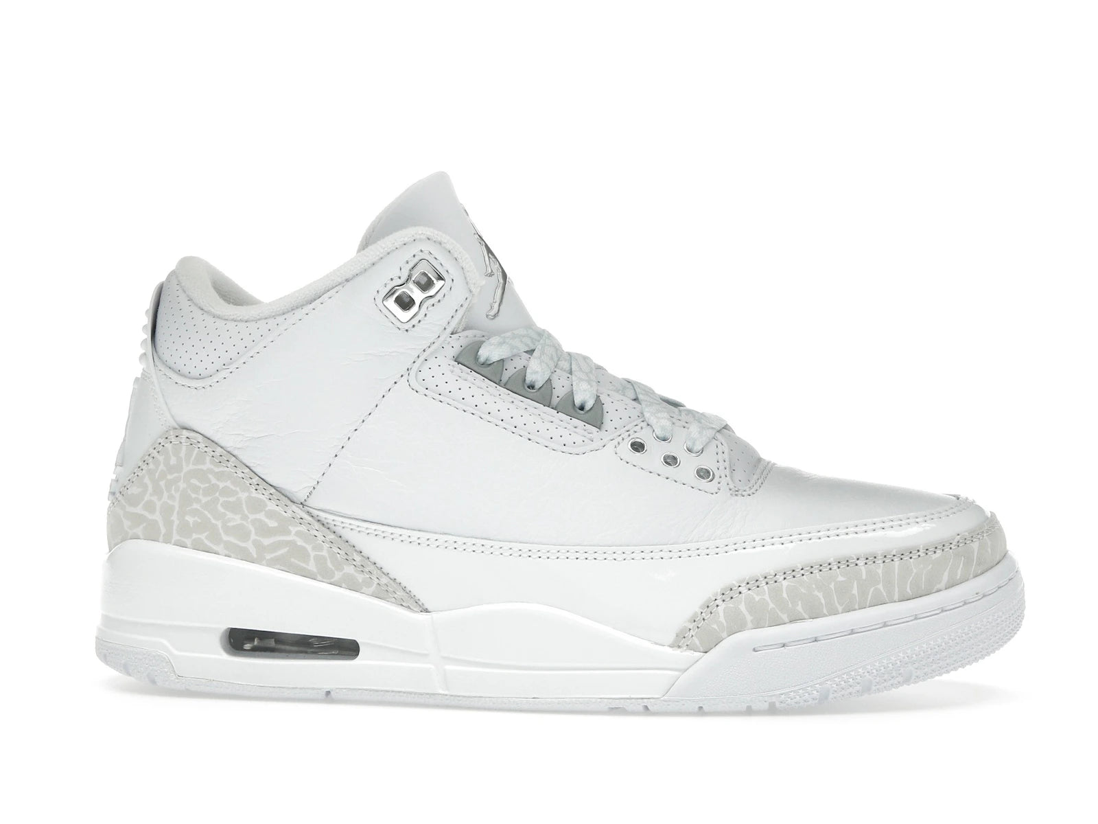 Air Jordan 3 Retro Pure Money (2025) - White/White/Metallic Silver - CT8532-111 - 01
