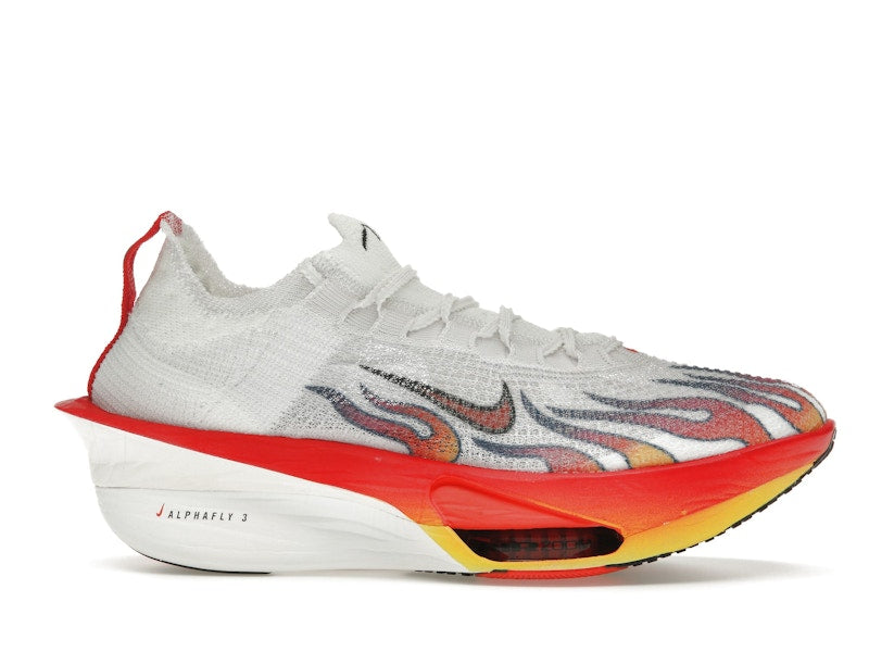 Nike Air Zoom Alphafly Next% 3 Premium Ekiden Pack - White/Habanero Red-Black-University Red-University Gold-Concord - HQ3501-100 - 01