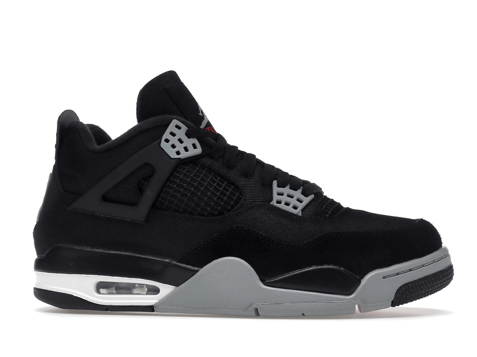 Air Jordan 4 Retro SE Black Canvas - Black/Light Steel Grey/White/Fire Red - DH7138-006 - 01