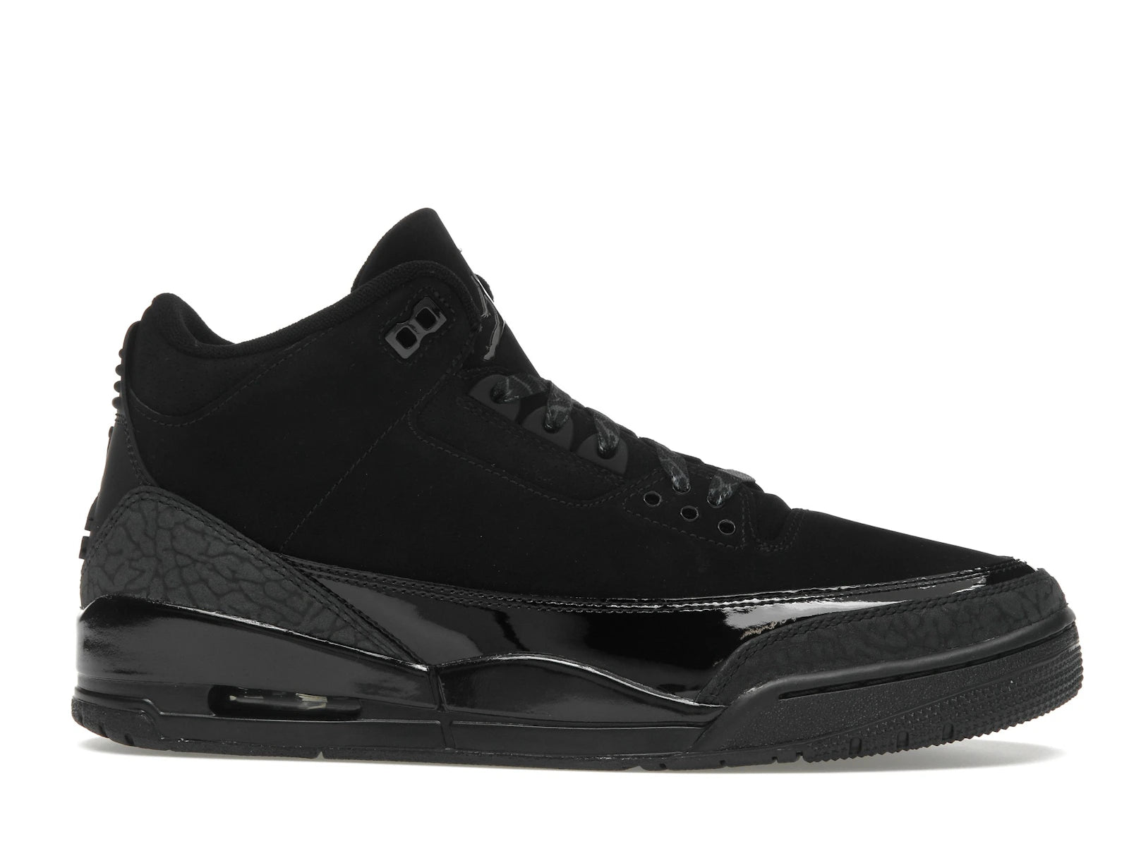 Air Jordan 3 Retro Black Cat (2025) - Black/Dark Charcoal/Black - CT8532-001 - 01