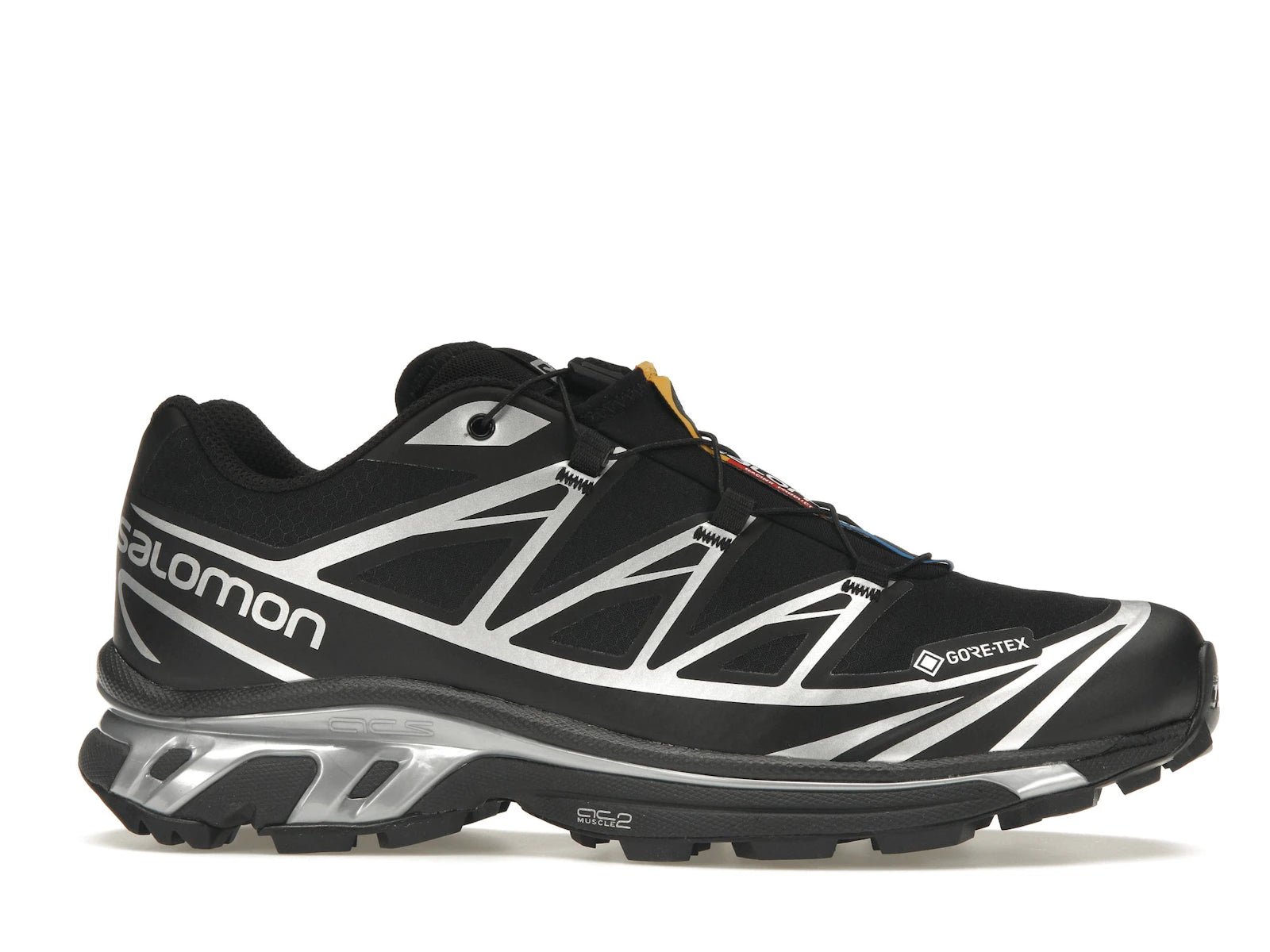 Salomon Xt 6 Gore Tex Black Silver - Black/Black/Footwear Silver - L47450600 - 01