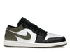 Air Jordan 1 Low Black Toe Medium Olive - Black/Medium Olive/White - 553558-092 - 01