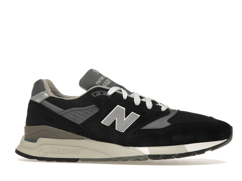 New Balance 998 MiUSA Black Silver - Black/Silver - U998BL - 01