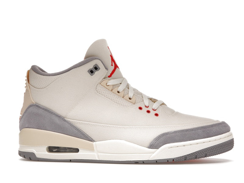 Air Jordan 3 Retro Muslin - Muslin/University Red-Cement Grey-Sail - DH7139-100 - 01