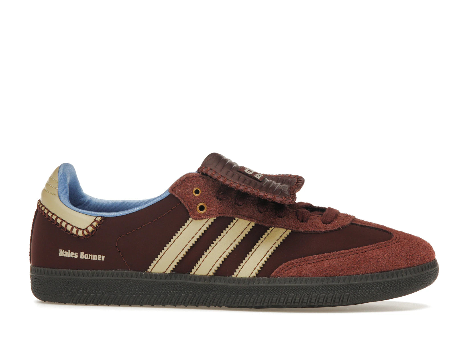Adidas Samba Nylon Wales Bonner Fox Brown - Fox Brown/Sandy Beige/Lucky Blue - IE0579 - 01