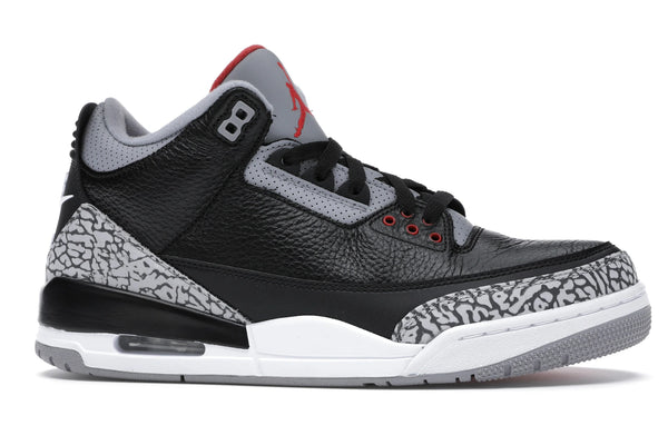 Air Jordan 3 Retro Black Cement (2018) - Black/Fire Red-Cement Grey-White - 854262-001 - 01
