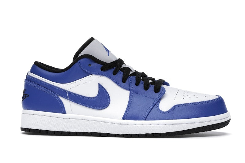 Air Jordan 1 Low Game Royal - White/Game Royal-Black - 553558-124 - 01