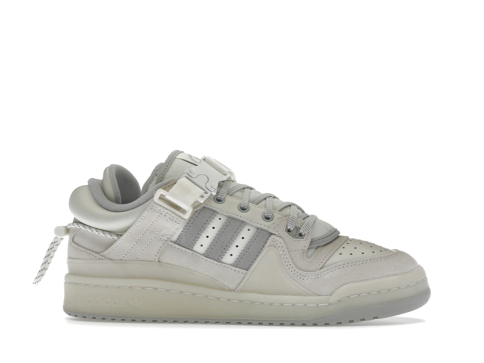 Adidas Forum Buckle Low White - Cloud White/Clear Onix/Chalk White - HQ2153 - 01