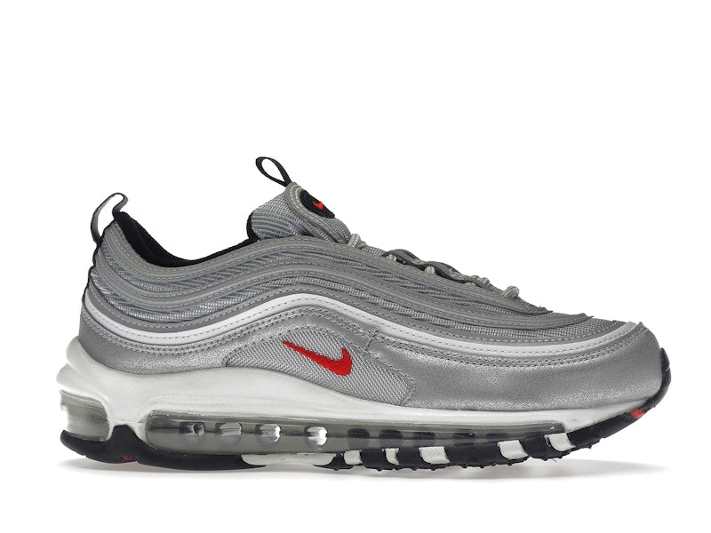 Nike Air Max 97 OG Silver Bullet (W) (2022) - Metallic Silver/University Red-Black-White - DQ9131-002 - 01