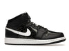 Air Jordan 1 Mid Black Speckle (GS) - Black/White - AV5174-001 - 01