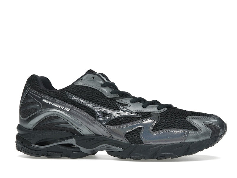 Mizuno Wave Rider 10 Black Sand Metallic Gray - Black Sand/Black Sand/Metallic Gray - D1GA243108 - 01