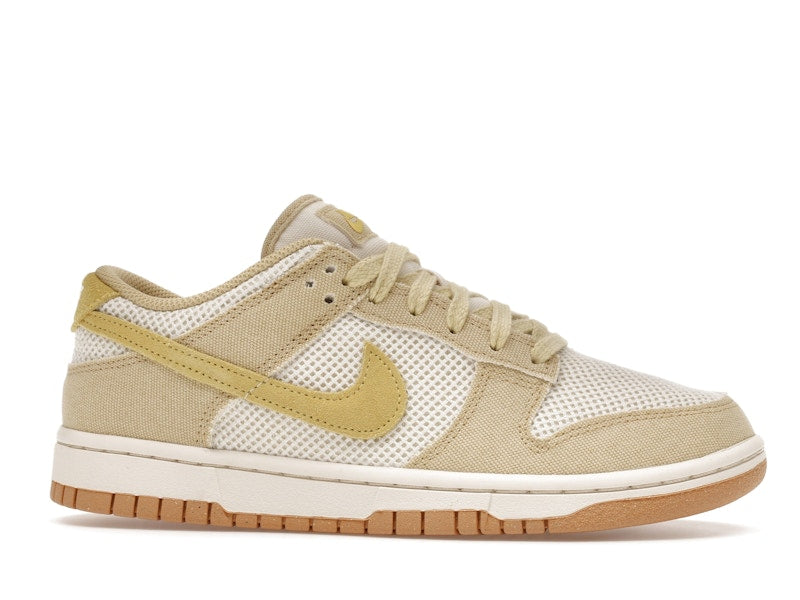 Nike Dunk Low Next Nature SE Team Gold Pale Ivory (Women's) - Team Gold/Pale Ivory/Gum Yellow/Soft Yellow - HJ5864-700 - 01