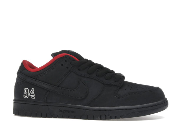Nike SB Dunk Low Supreme 94 Black - Black/Black/Black - HQ8487-001 - 01