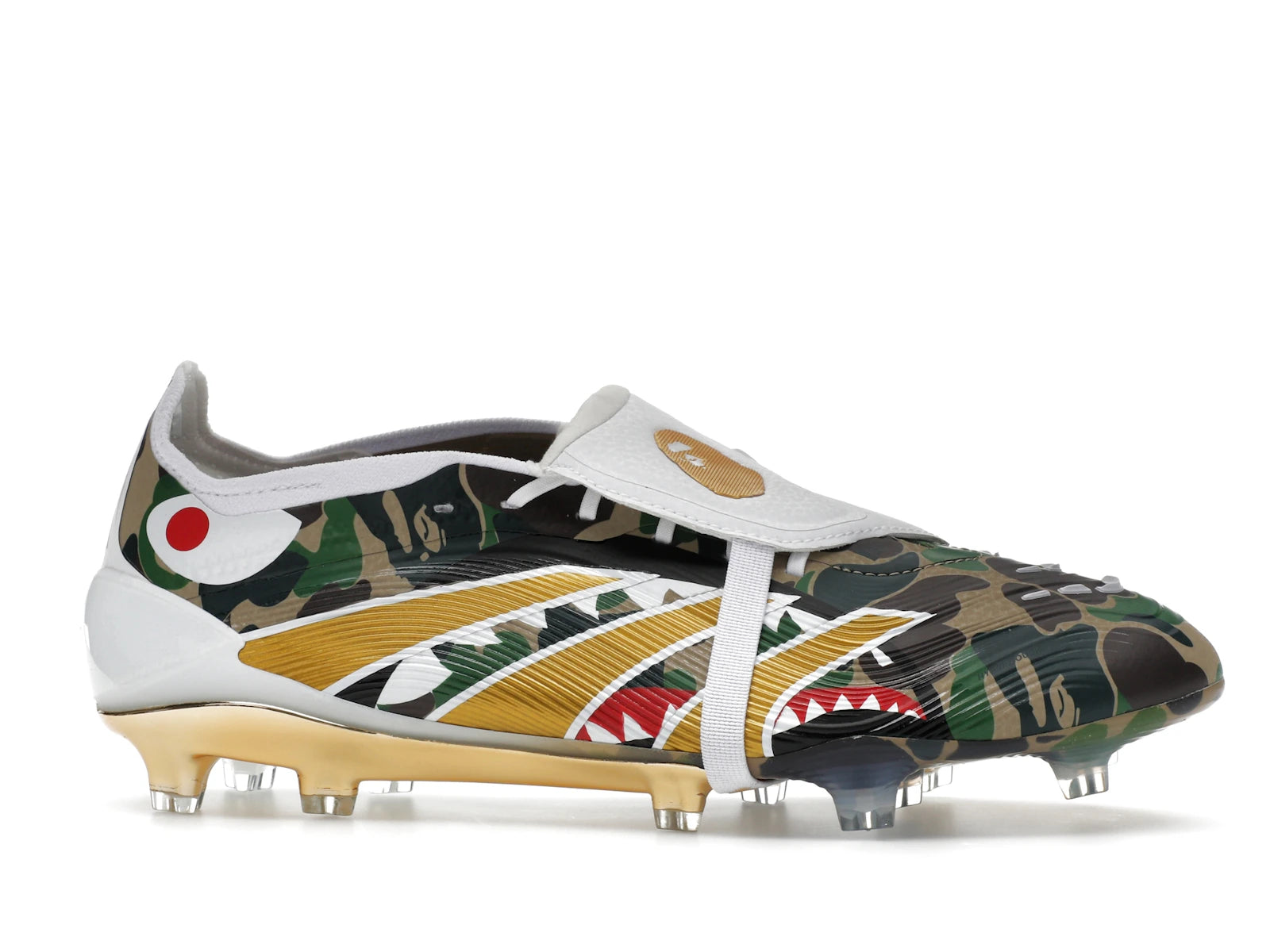 Adidas Predator Elite Foldover Tongue Fg Bape Green Camo - Hemp/Gold Metallic/White - JS3104 - 01