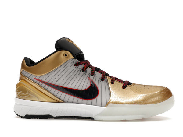 Nike Kobe 4 Protro Gold Medal (2024) - White/Dark Obsidian/Varsity Red/Metallic Gold - FQ3544-100 - 01