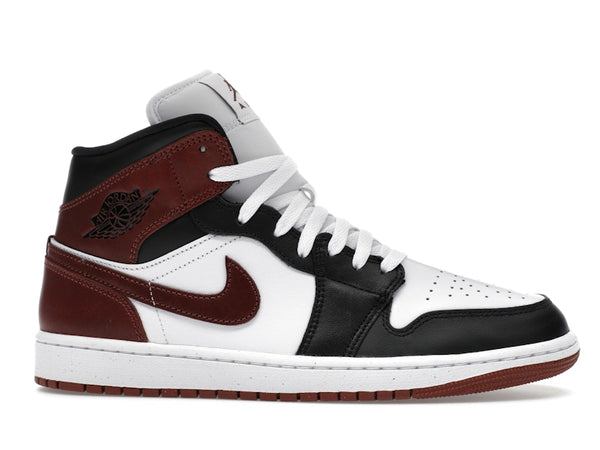 Air Jordan 1 Mid SE Dark Pony - White/Black/Dark Pony - HF3216-102 - 01