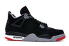 Air Jordan 4 Retro Bred (2019) - Black/Fire Red-Cement Grey-Summit White - 308497-060 - 01