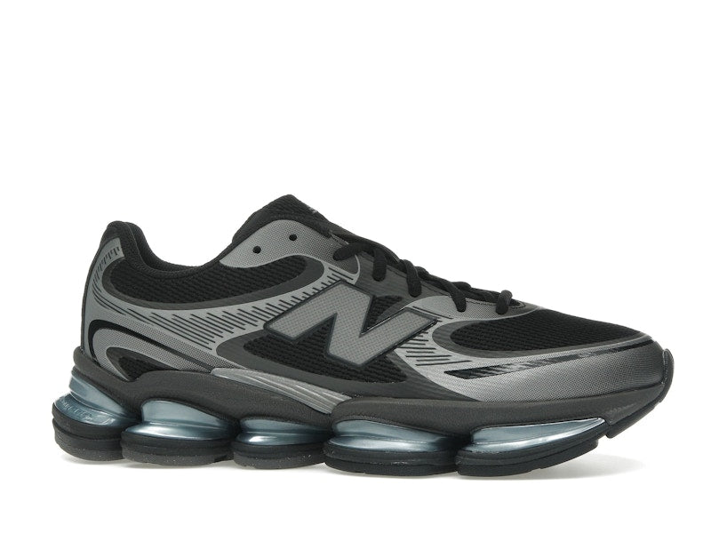 New Balance Abzorb 2000 Black Grey - Black/Dark Silver Metallic/Light Chrome Blue - U2000EA - 01