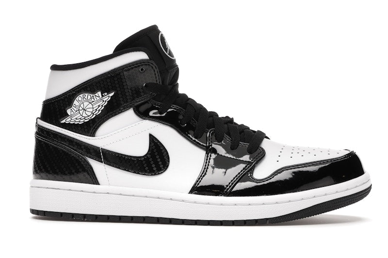 Air Jordan 1 Mid Carbon Fiber - Black/White-Black - DD1649-001 - 01
