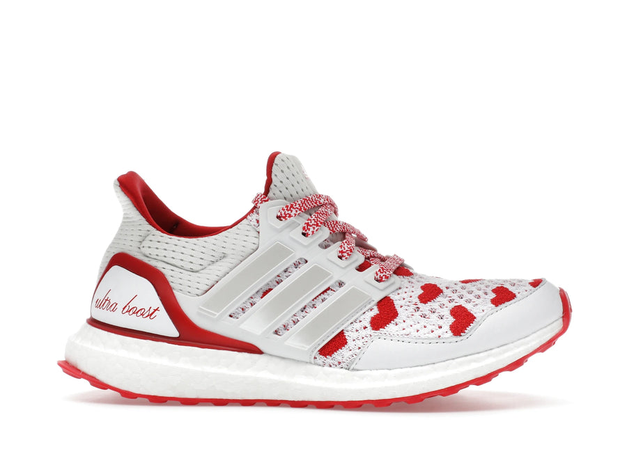 Adidas Ultra Boost 10 Valentines Day - Cloud White/Zero Metallic/Better Scarlet - JR5845 - 01
