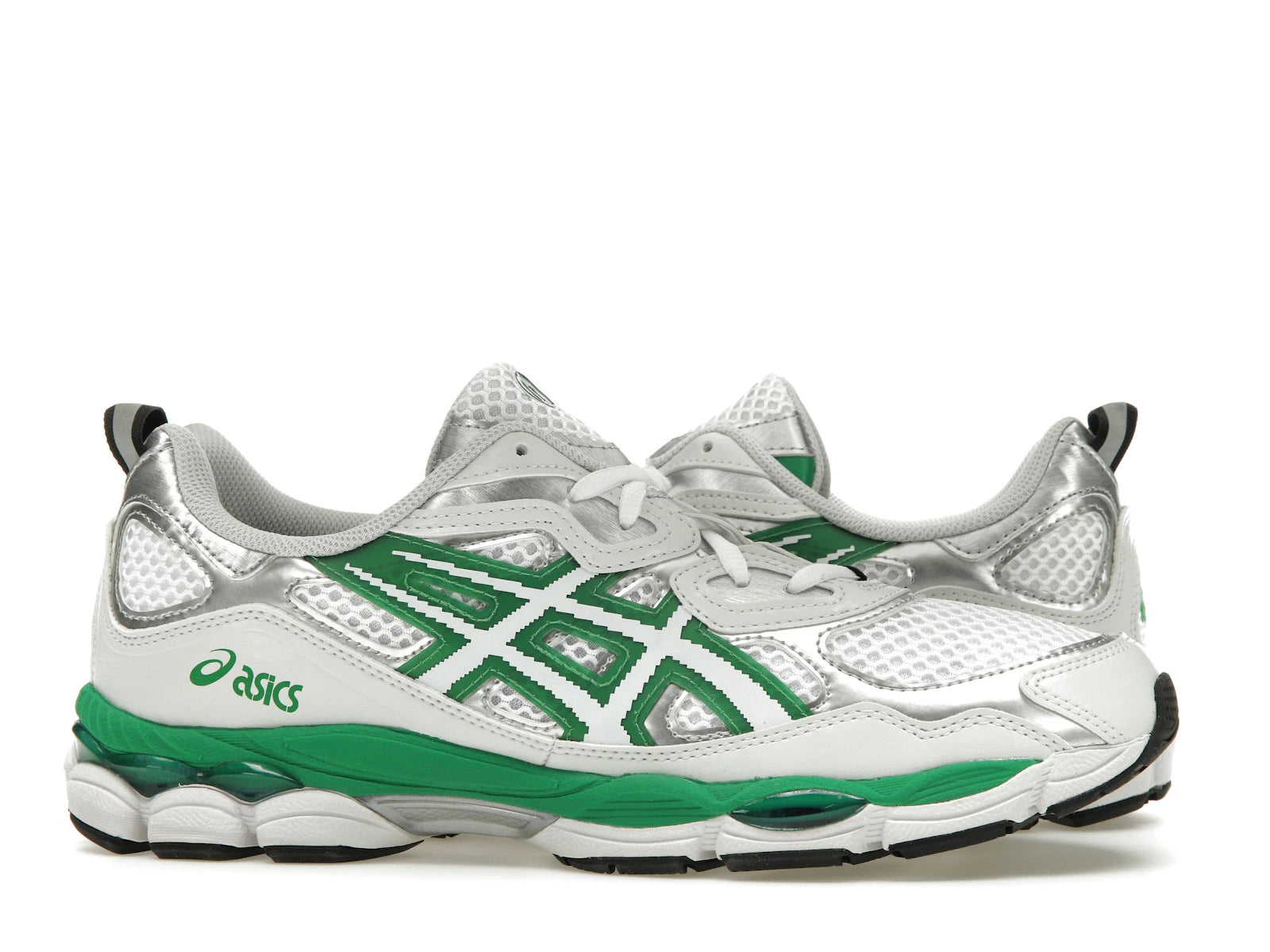 Asics Gel Nyc Hidden Ny - White/Green-Metallic Silver - 1201B001-100 - 01